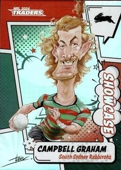 NRL - 2024 Traders - Showcase Caricature #S14 - Campbell Graham - South Sydney Rabbitohs