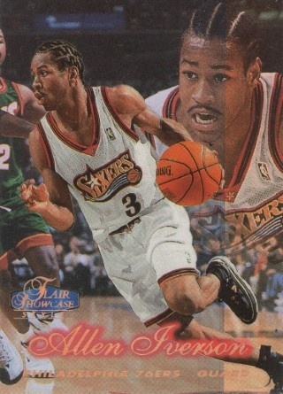 1997-98 Flair Showcase - Flair Showcase Row 2 #03 - Allen Iverson - Philadelphia 76ers