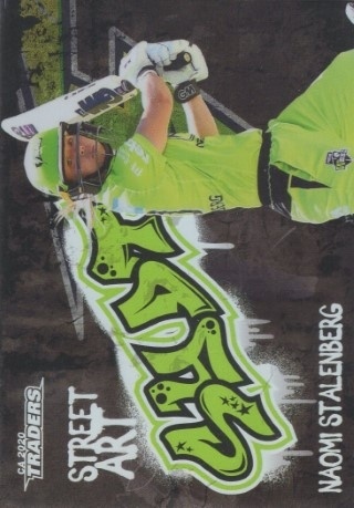 CRICKET - Traders 2020-21 - Street Art Black #SABK17 - Naomi Stalenberg - Sydney Thunder