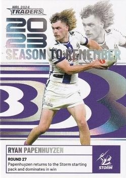 NRL - 2024 Traders - Season to Remember #SR24 - Ryan Papenhuyzen - Melbourne Storm