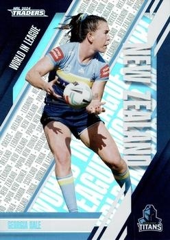 NRL - 2024 Traders - World in League Parallel #WLP19 - Georgia Hale - Gold Coast Titans