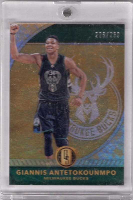 2016-17 Panini Gold Standard - Variation #130b - Giannis Antetokounmpo SN269, VAR - Milwaukee Bucks