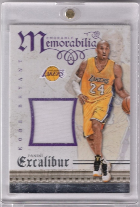 2015-16 Panini Excalibur - Memorable Memorabilia #10 - Kobe Bryant MEM - LA Lakers