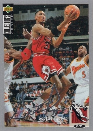 1994-95 Collector's Choice - Silver Signature #033 - Scottie Pippen - Chicago Bulls