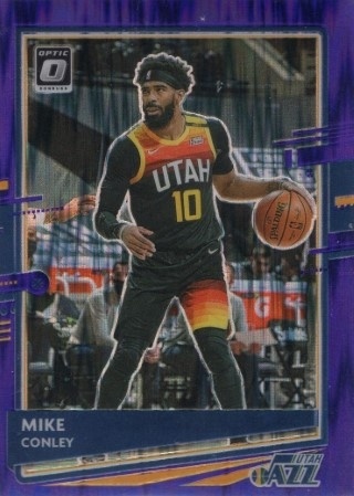 2020-21 Donruss Optic - Purple Shock #123 - Mike Conley - Memphis Grizzlies