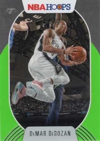2020-21 Hoops - Neon Green #122 - DeMar DeRozan - San Antonio Spurs