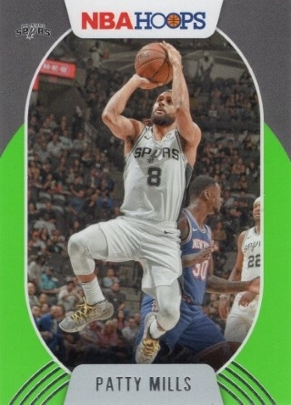 2020-21 Hoops - Neon Green #112 - Patty Mills - San Antonio Spurs