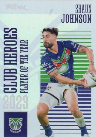 NRL - 2024 Traders - Club Heroes #CH40 - Shaun Johnson - New Zealand Warriors