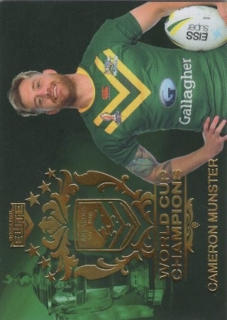 NRL - 2023 Elite - World Cup Champions #WCC13 - Cameron Munster - Australian Kangaroos