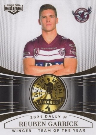 NRL - 2022 Elite - Dally M Awards #DM03 - Reuben Garrick - Manly Sea Eagles