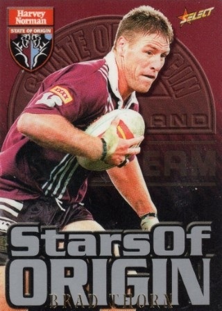 NRL - 2000 Select - Stars of Origin #S19 - Brad Thorn - QLD Maroons