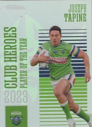 NRL - 2024 Traders - Club Heroes #CH04 - Joseph Tapine - Canberra Raiders