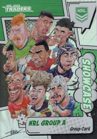 NRL - 2024 Traders - Showcase Caricature #S01 - Group Card