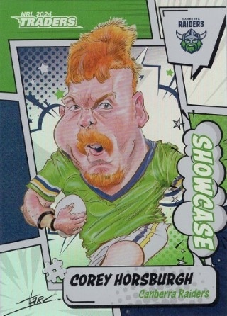 NRL - 2024 Traders - Showcase Caricature #S03 - Corey Horsburgh - Canberra Raiders