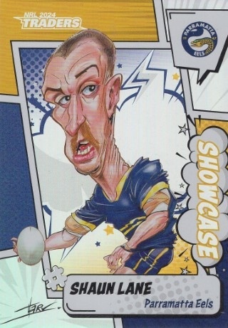 NRL - 2024 Traders - Showcase Caricature #S12 - Shaun Lane - Parramatta Eels