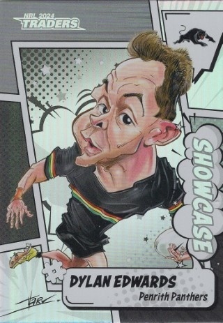 NRL - 2024 Traders - Showcase Caricature #S13 - Dylan Edwards - Penrith Panthers