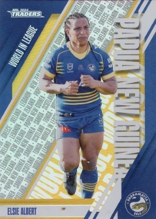NRL - 2024 Traders - World in League #WL35 - Elsie Albert - Parramatta Eels