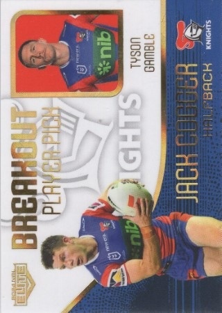 NRL - 2024 Elite - Breakout Player Pick #BP09 - Jack Cogger SN94 - Newcastle Knights