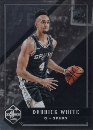 2017-18 Panini Chronicles - #383 Limited - Derrick White - ROOKIE, SN249 - San Antonio Spurs