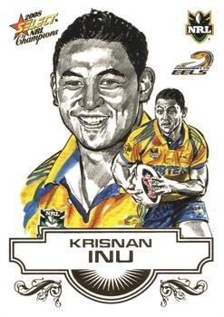 NRL - 2008 Select Champions - Sketch Cards #SK20 - Krisnan Inu - Parramatta Eels