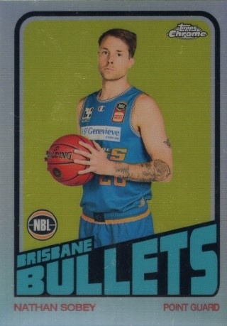 NBL - 2022-23 Topps Chrome - 1972 Topps #72-03 - Nathan Sobey - Brisbane Bullets