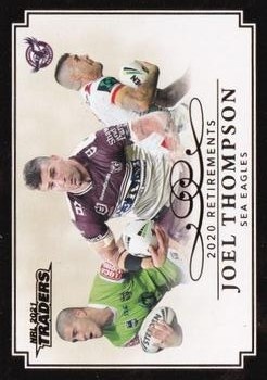 NRL - 2021 Traders - Retirements 2020 #R05 - Joel Thompson - Manly Sea Eagles / Canberra Raiders / St. George Illawarra Dragons