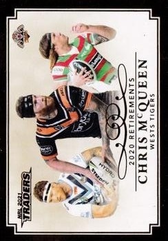 NRL - 2021 Traders - Retirements 2020 #R15 - Chris McQueen - Wests Tigers / Gold Coast Titans / South Sydney Rabbitohs