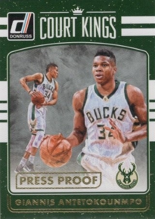 2016-17 Donruss - Court Kings Press Proof #024 - Giannis Antetokounmpo - Milwaukee Bucks