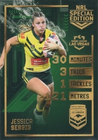 NRL - 2025 Rivalry - Las Vegas #LV11 - Jessica Sergis - Jillaroos