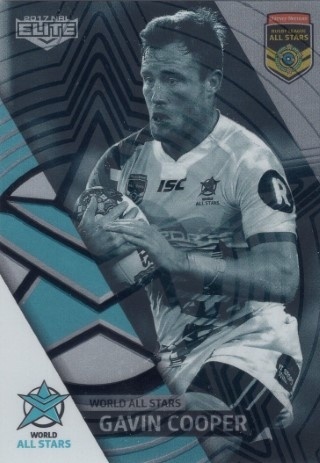 NRL - 2017 Elite - All Stars Parallel #ASP09 - Gavin Cooper SN100 - World All Stars