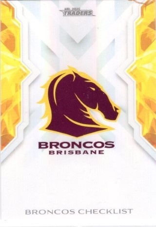 NRL - 2025 Traders - Brisbane Broncos - NRLW (select from list)