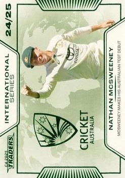 CRICKET - Traders 2025-26 - International Series #IS08 - Nathan McSweeney - Australia