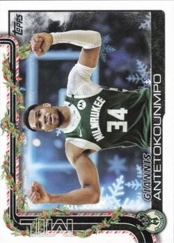 2025-26 Topps Holiday - #H043 Giannis Antetokounmpo - Milwaukee Bucks