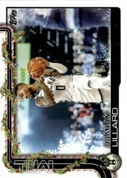 2025-26 Topps Holiday - #H044 Damian Lillard - Milwaukee Bucks