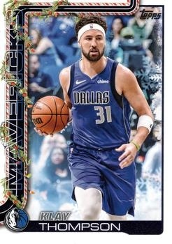 2025-26 Topps Holiday - #H137 Klay Thompson - Dallas Mavericks