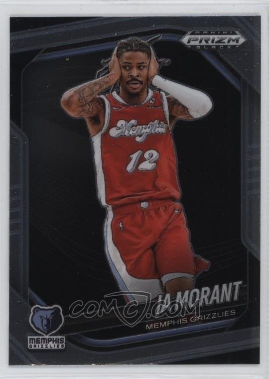 2024-25 Panini  Prizm Black - #009 Ja Morant - Memphis Grizzlies