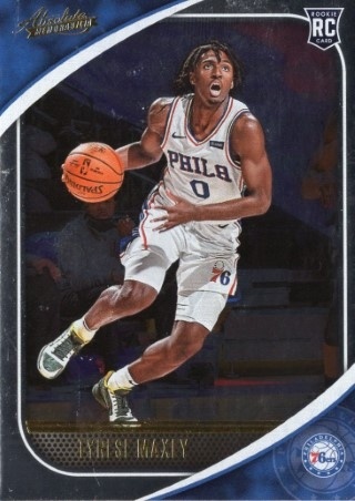 2020-21 Absolute Memorabilia - #078 Tyrese Maxey ROOKIE - Philadelphia 76ers