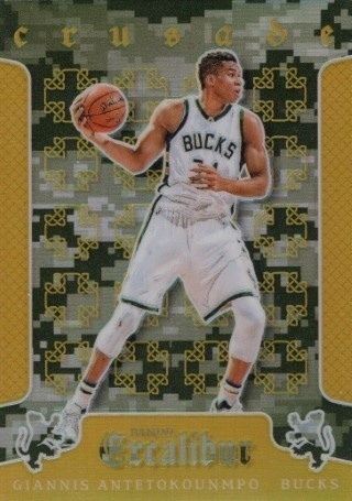 2015-16 Panini Excalibur - Crusade #002 - Giannis Antetokounmpo - Milwaukee Bucks