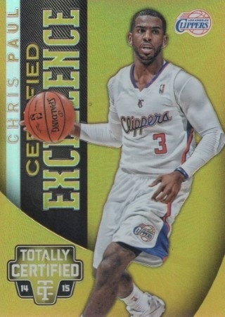 2014-15 Totally Certified - Excellence Mirror #06 - Chris Paul SN25 - LA Clippers