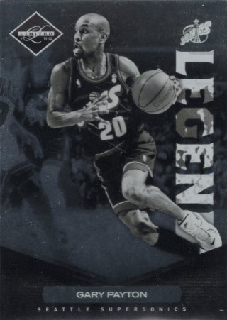 2011-12 Panini Limited - #156 Gary Payton LGD, SN299 - Seattle Supersonics