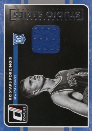 2015-16 Donruss - Studio Series #19 - Kristaps Porzingis MEM - New York Knicks