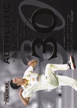 CRICKET - Traders 2022-23 - Authentics Foil #AN01 - Pat Cummins SN251 - Australia