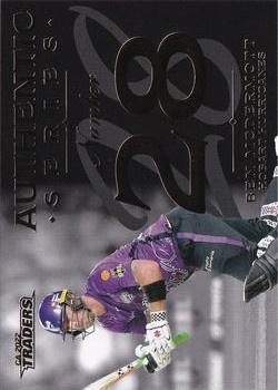 CRICKET - Traders 2022-23 - Authentics Foil #AN04 - Ben McDermott SN251 - Hobart Hurricanes