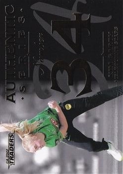 CRICKET - Traders 2022-23 - Authentics Foil #AN06 - Kim Garth SN251 - Melbourne Stars