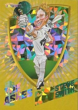 CRICKET - Traders 2021-22 - Ashes Caricatures Gold - #CGO7 - Steve Smith (PR310)  - Australia