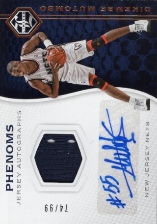 2016-17 Panini Limited - Phenoms Jersey Autographs #PJA-DM - Dikembe Mutombo AUTO, MEM, SN99 - New Jersey Nets