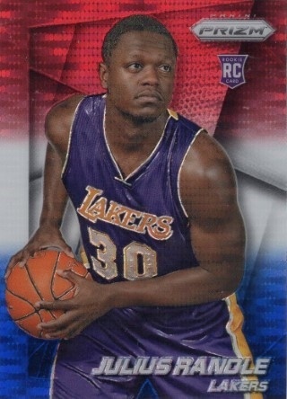 2014-15 Panini Prizm - Prizms Red White and Blue Pulsar #257 - Julius Randle ROOKIE - LA Lakers