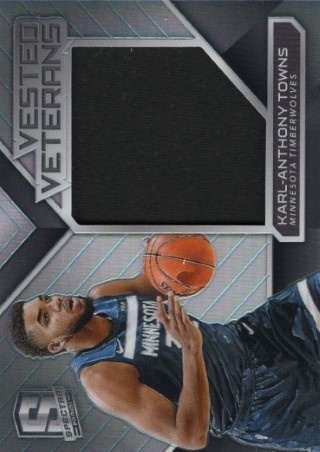 2017-18 Panini Spectra - Vested Veterans #VV-22 - Karl-Anthony Towns - Minnesota Timberwolves