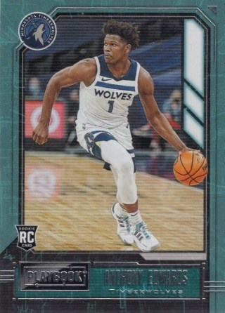 2020-21 Panini Chronicles - #167 Playbook - Anthony Edwards ROOKIE - Minnesota Timberwolves
