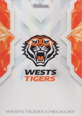 NRL - 2025 Traders - Wests Tigers - NRLW (select from list)